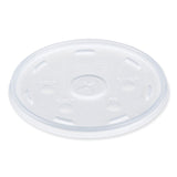 Lids for Foam Cups and Containers, Fits 32 oz, 44 oz, 60 oz Cups, Translucent, 1,000/Carton