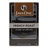 Coffee Pods, French Roast, Single Cup, 14/Box