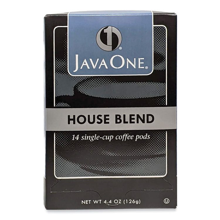 Coffee Pods, House Blend, Single Cup, 14/Box