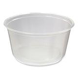 Microwavable Deli Containers, 12 oz, 4.6 Diameter x 2.3 h, Clear, Plastic, 500/Carton