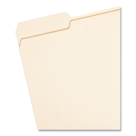 Manila File Folders, 1/3-Cut Tabs: Left Position, Letter Size, 0.75" Expansion, Manila, 100/Box