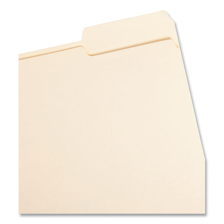 Manila File Folders, 1/3-Cut Tabs: Right Position, Letter Size, 0.75" Expansion, Manila, 100/Box