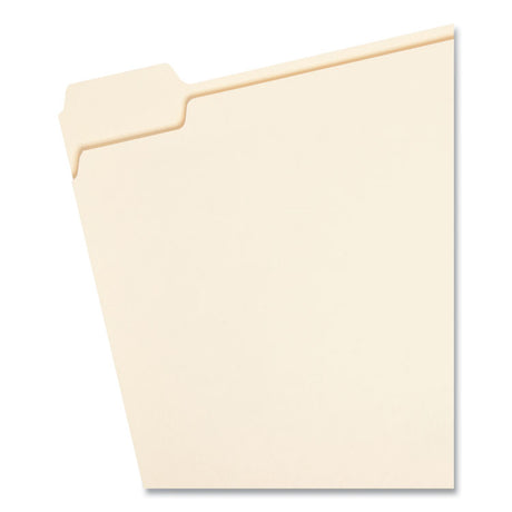 Manila File Folders, 1/5-Cut Tabs: Assorted, Letter Size, 0.75" Expansion, Manila, 100/Box