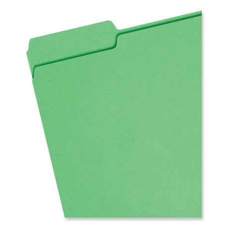 Colored File Folders, 1/3-Cut Tabs: Assorted, Letter Size, 0.75" Expansion, Assorted: Blue/Green/Orange/Red/Yellow, 100/Box