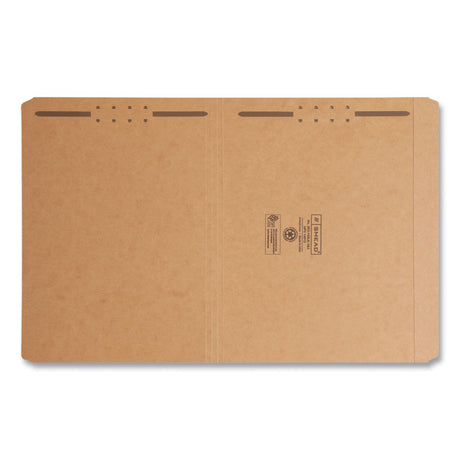 Kraft Fastener Folders, 0.75" Expansion, 2 Fasteners, Letter Size, Kraft Exterior, 50/Box