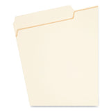 Interior File Folders, 1/3-Cut Tabs: Assorted, Legal Size, 0.75" Expansion, Manila, 100/Box