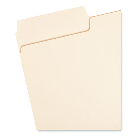 SuperTab Top Tab File Folders, 1/3-Cut Tabs: Assorted, Legal Size, 0.75" Expansion, 11-pt Manila, 100/Box