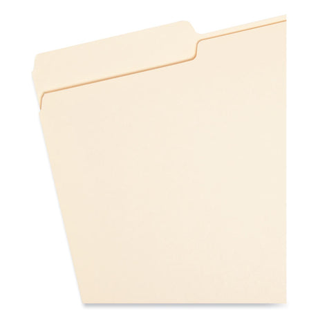 Manila File Folders, 1/3-Cut Tabs: Assorted, Legal Size, 0.75" Expansion, Manila, 100/Box