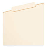 Reinforced Tab Manila File Folders, 1/3-Cut Tabs: Center Position, Legal Size, 0.75" Expansion, 11-pt Manila, 100/Box