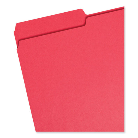 Colored File Folders, 1/3-Cut Tabs: Assorted, Legal Size, 0.75" Expansion, Assorted Colors, 100/Box