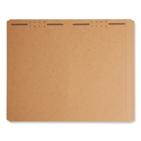 Kraft Fastener Folders, 0.75" Expansion, 2 Fasteners, Legal Size, Kraft Exterior, 50/Box