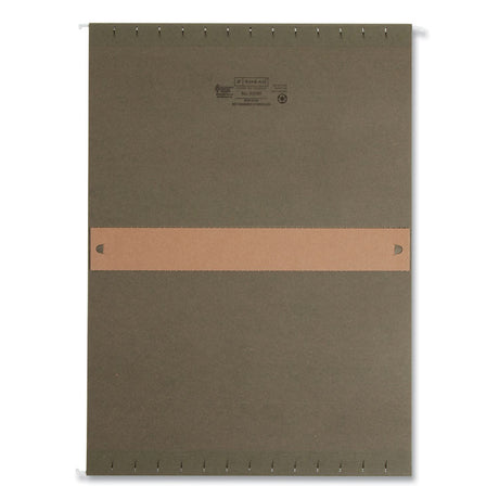 Box Bottom Hanging File Folders, 2" Capacity, Legal Size, Standard Green, 25/Box