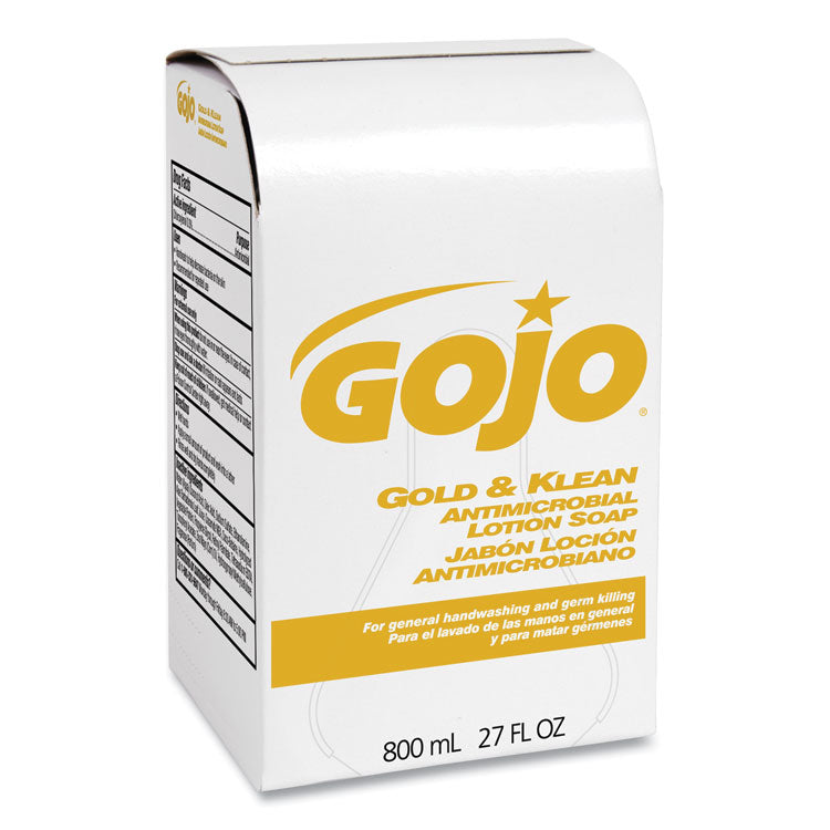 Gold and Klean Lotion Soap Bag-in-Box Dispenser Refill, Floral Balsam, 800 mL