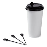 Beverage Plugs, 4.75 , Black 2,000/Carton