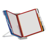 InstaView Expandable Desktop Reference System, 10 Panels, Assorted Borders