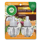 Life Scents Scented Oil Refills, Paradise Retreat, 0.67 oz, 2/Pack, 6 Packs/Carton