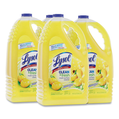 Clean and Fresh Multi-Surface Cleaner, Sparkling Lemon and Sunflower Essence, 144 oz Bottle