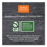 TPLA Compostable Cutlery, Fork/Knife/Napkin, White, 500/Carton