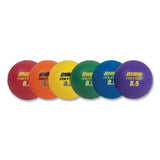 Rhino Playground Ball Set, 8.5" Diameter, Assorted Colors, 6/Set