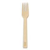 Bamboo Cutlery, Fork, 6.7 , Natural, 2,000/Carton