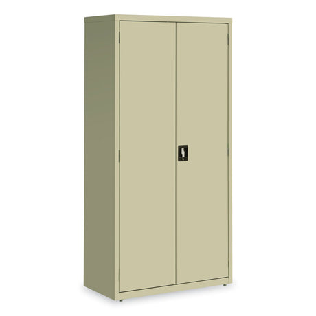 Economy Assembled Storage Cabinets, 5 Shelves, 36  x 18  x 72 , Putty