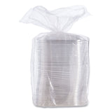 PresentaBowls Pro Clear Square Lids for 24-32 oz Bowls, 8.5 x 8.5 x 0.5, Clear, Plastic, 63/Bag, 4 Bags/Carton