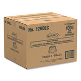 D-T Sundae/Cold Cup Lids, Fits 6, 8, 12 oz Foam Cups, Clear, 50/Pack, 20 Packs/Carton
