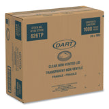 PETE Plastic Flat Cold Cup Lids, Fits 12 oz to 24 oz Cups, Clear, 1,000/Carton