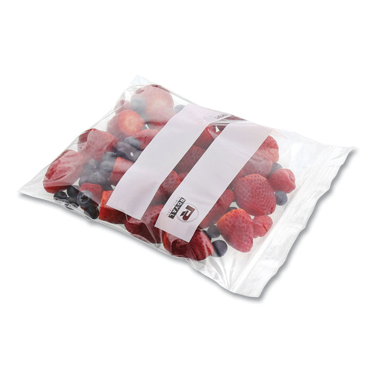 Zipper Bags, Quart, 7  x 7.99 , Clear, 500/Carton