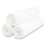 High-Density Commercial Can Liner Value Pack, 30 gal, 9 mic, 30  x 36 , Natural, Interleaved Roll, 25 Bags/Roll, 20 Rolls/CT