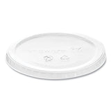 Round Deli Pot Lids, Compostable, For 8 oz to 32 oz Deli Containers, Plastic, 500/Carton