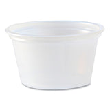 Portion Cups, 0.75 oz, Translucent, 125/Sleeve, 20 Sleeve/Carton