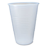 RK Ribbed Cold Drink Cups, 14 oz, Clear, 50/Sleeve, 20 Sleeves/Carton