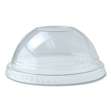 Kal-Clear/Nexclear Drink Cup Lids, Dome Lid with 1  Hole, Fits 12 to 20 oz Cold Cups, Clear, 1,000/Carton
