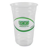 GreenStripe Renewable and Compostable Cold Cups, 20 oz, Clear, 50/Pack, 20 Packs/Carton