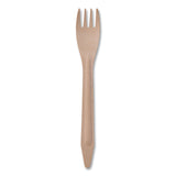 Wood Cutlery, Fork, Natural, 500/Carton