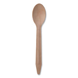 Wood Cutlery, Spoon, Natural, 500/Carton