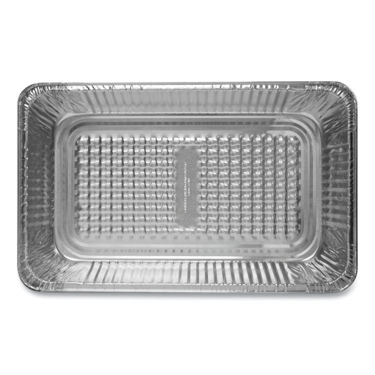 JIF-FOIL Full-Steam Table Pan, Full Size Deep, 55 Gauge, 3.19  Deep, 12.81 x 20.75, 50/Carton