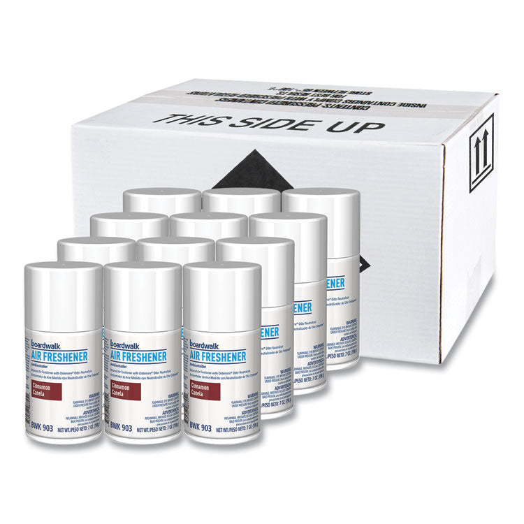 Metered Air Freshener Refill, Cinnamon Sunset, 7 oz Aerosol Spray, 12/Carton