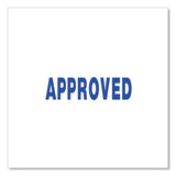 Message Stamp, APPROVED, Pre-Inked One-Color, Blue