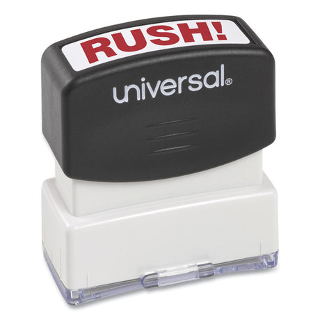 Message Stamp, RUSH, Pre-Inked One-Color, Red