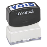 Message Stamp, VOID, Pre-Inked One-Color, Blue