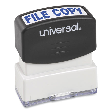 Message Stamp, FILE COPY, Pre-Inked One-Color, Blue