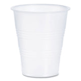 High-Impact Polystyrene Cold Cups, 7 oz, Translucent, Clear, 100/Pack