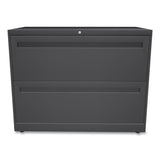 Brigade 700 Series Lateral File, 2 Legal/Letter-Size File Drawers, Charcoal, 36" x 18" x 28"