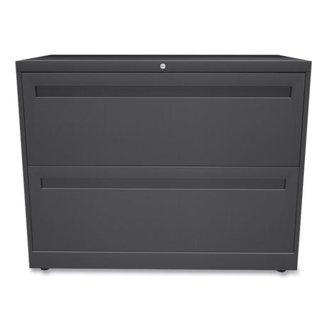 Brigade 700 Series Lateral File, 2 Legal/Letter-Size File Drawers, Charcoal, 36" x 18" x 28"