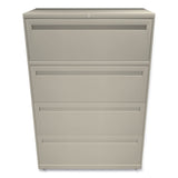 Brigade 700 Series Lateral File, 4 Legal/Letter-Size File Drawers, Putty, 36" x 18" x 52.5"