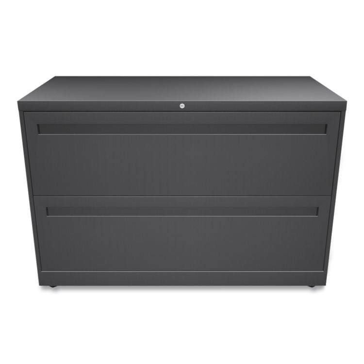 Brigade 700 Series Lateral File, 2 Legal/Letter-Size File Drawers, Charcoal, 42" x 18" x 28"