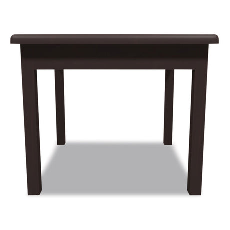 Laminate Occasional Table, Square, 24w x 24d x 20h, Mahogany