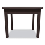 Laminate Occasional Table, Rectangular, 24w x 20d x 20h, Mahogany